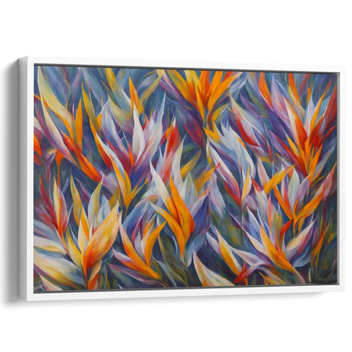 Contemporary Oil Birds of Paradise #103