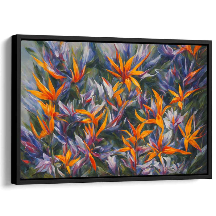 Contemporary Oil Birds of Paradise #107