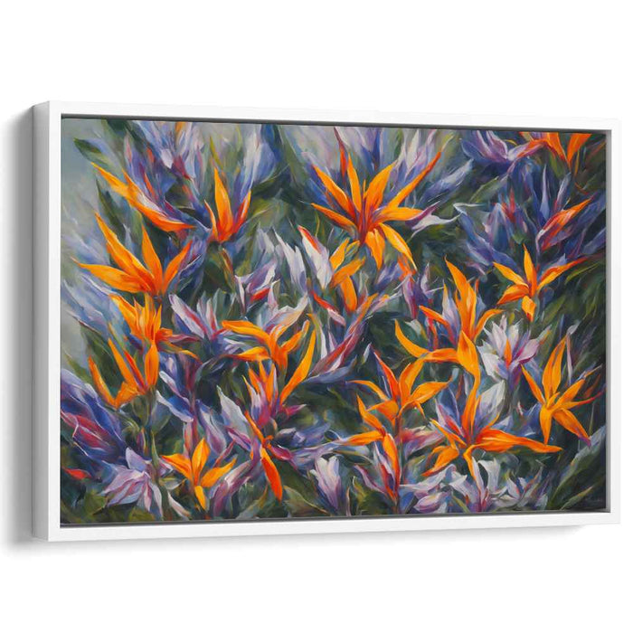 Contemporary Oil Birds of Paradise #107