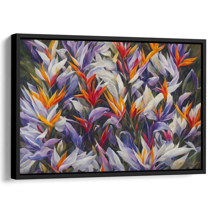 Contemporary Oil Birds of Paradise #117