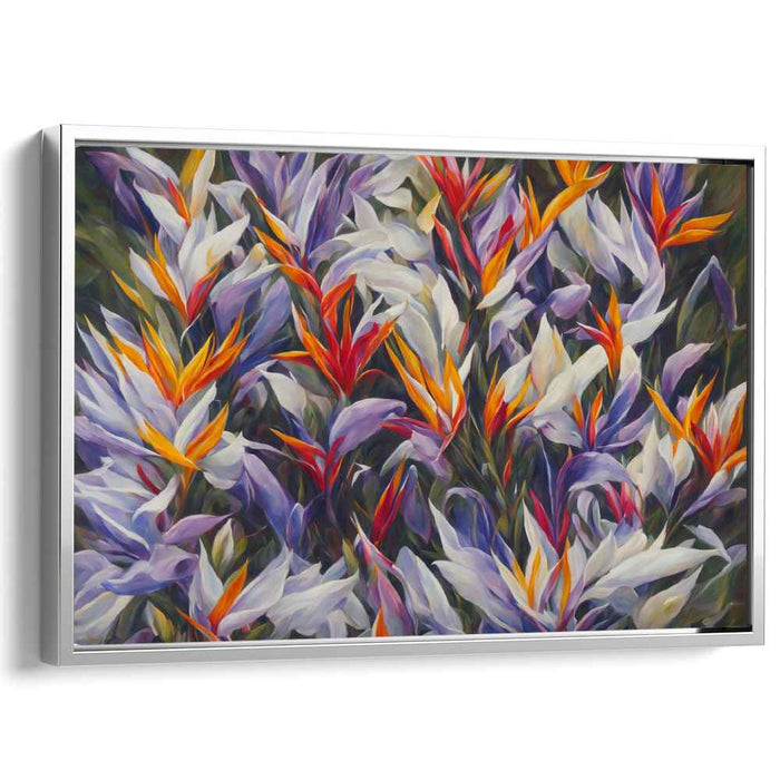 Contemporary Oil Birds of Paradise #117