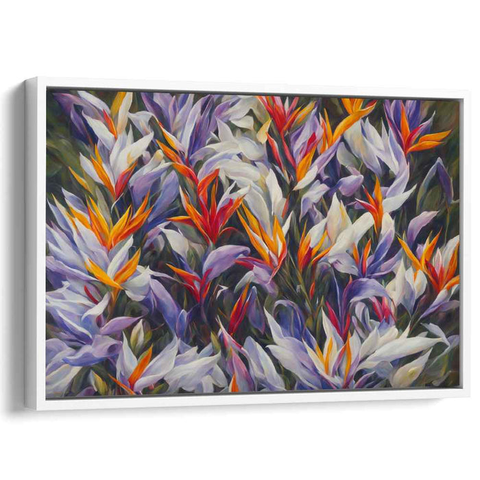 Contemporary Oil Birds of Paradise #117