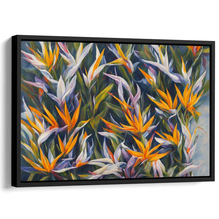 Contemporary Oil Birds of Paradise #130