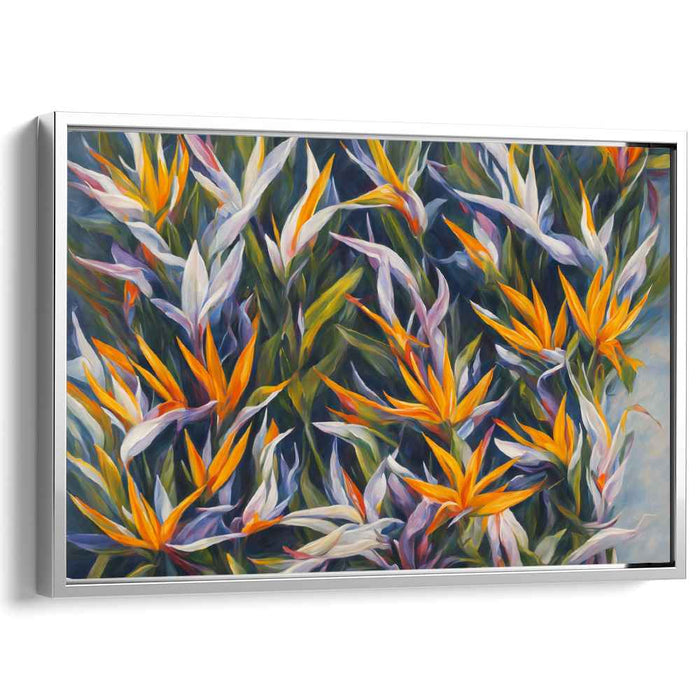 Contemporary Oil Birds of Paradise #130
