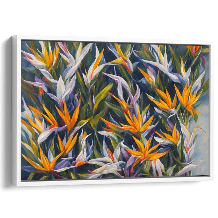 Contemporary Oil Birds of Paradise #130