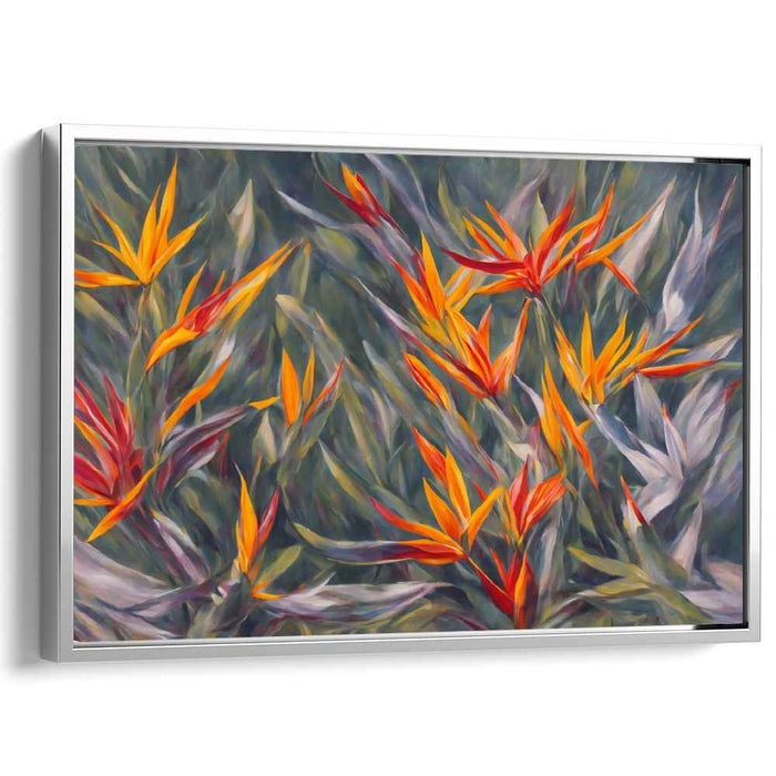 Contemporary Oil Birds of Paradise #135