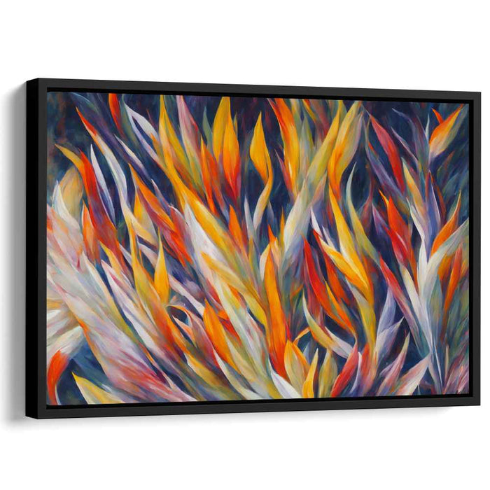 Contemporary Oil Birds of Paradise #140