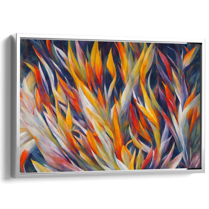 Contemporary Oil Birds of Paradise #140