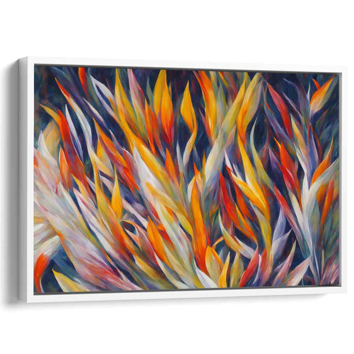 Contemporary Oil Birds of Paradise #140