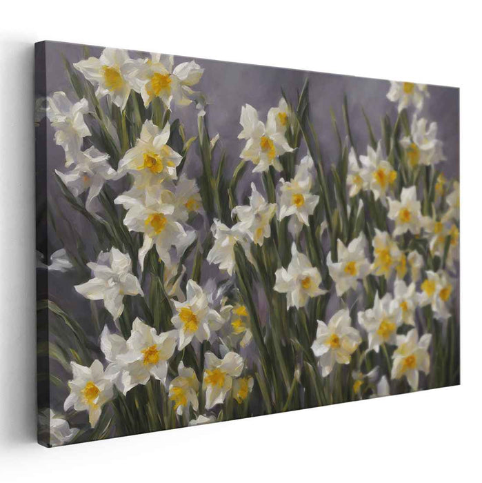 Contemporary Oil Daffodils #114