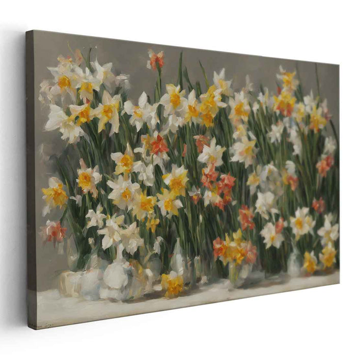 Contemporary Oil Daffodils #117
