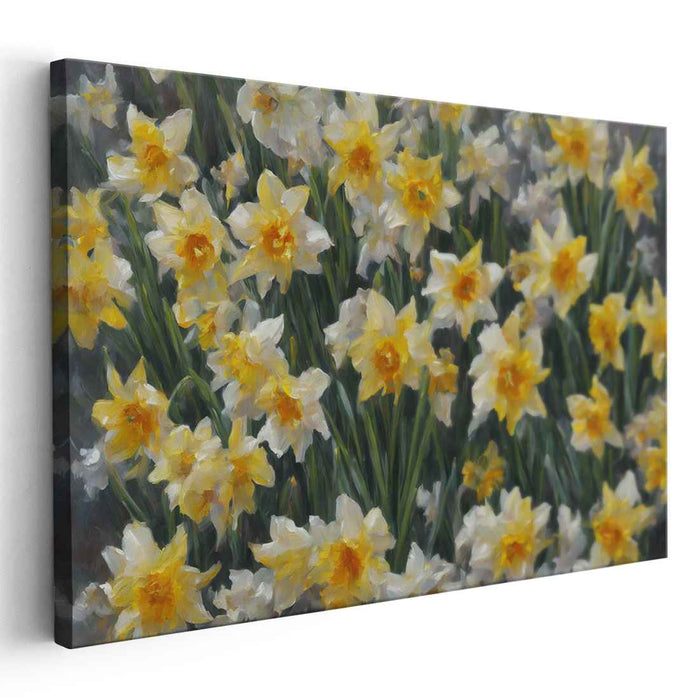 Contemporary Oil Daffodils #120