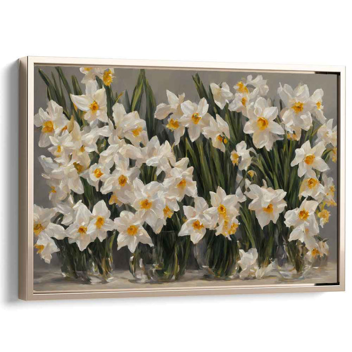 Contemporary Oil Daffodils #135