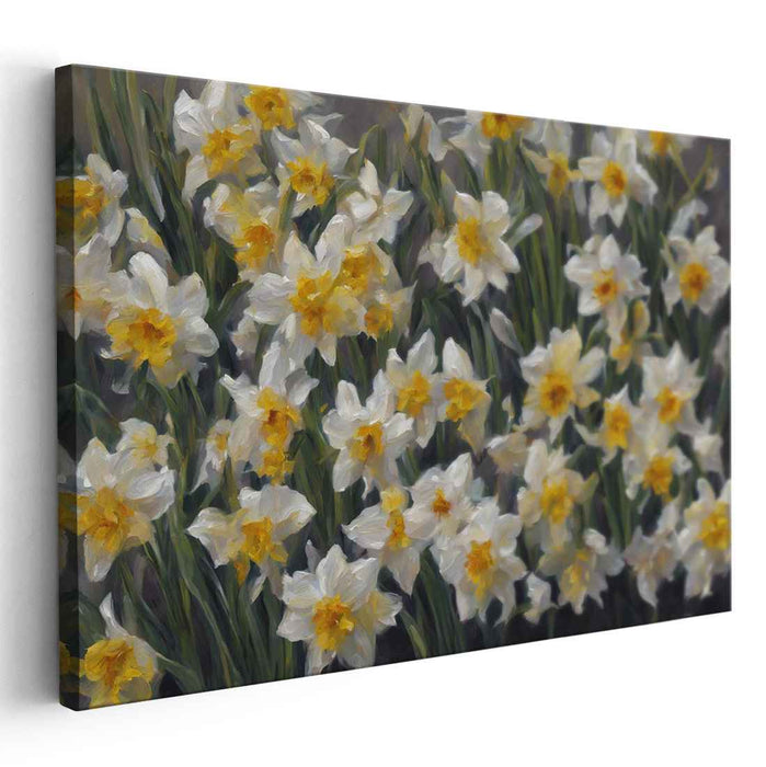 Contemporary Oil Daffodils #138