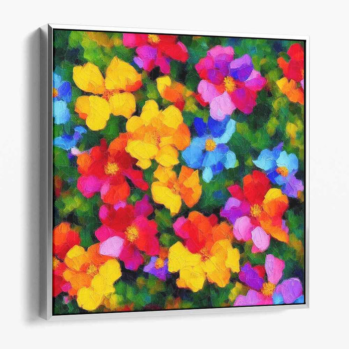 Contemporary Oil Tropical Flowers #004