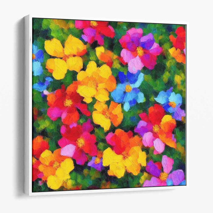 Contemporary Oil Tropical Flowers #004