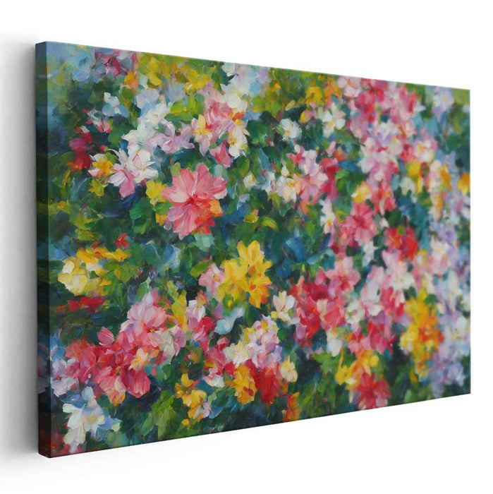 Contemporary Oil Tropical Flowers #116
