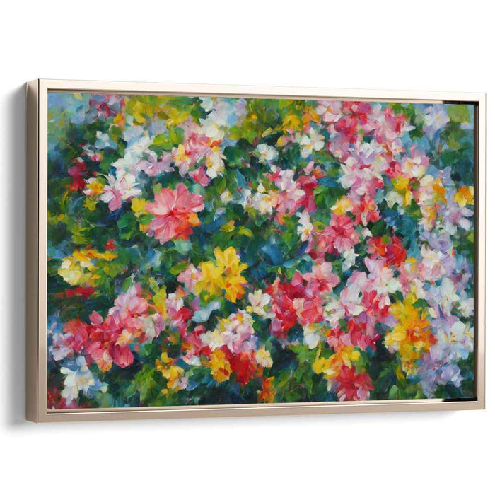 Contemporary Oil Tropical Flowers #116