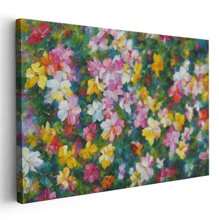 Impressionist Eden Canvas: A Lush Impressionist Garden Canvas Art