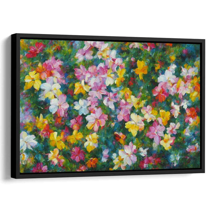 Impressionist Eden Canvas: A Lush Impressionist Garden Canvas Art