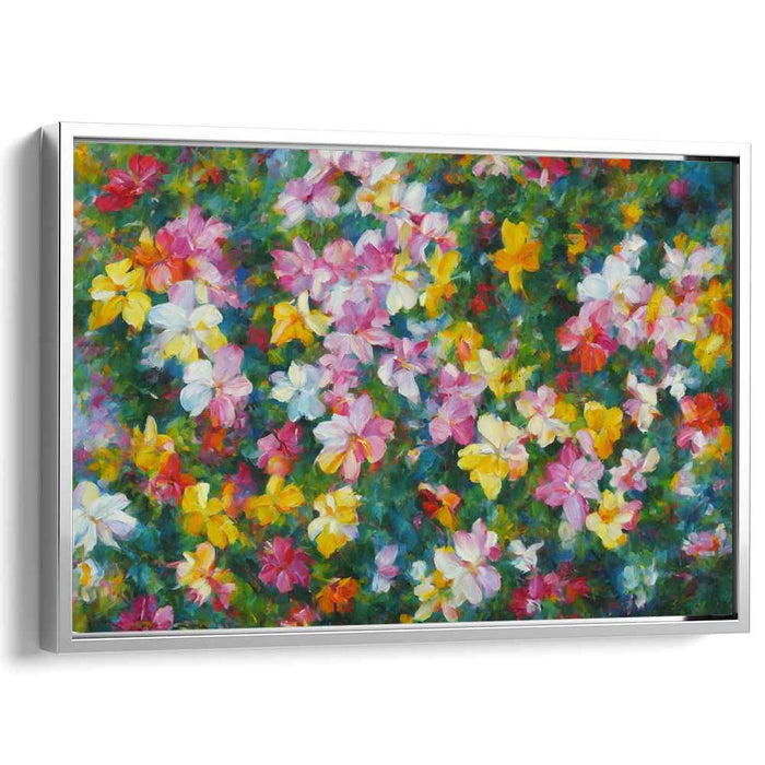 Impressionist Eden Canvas: A Lush Impressionist Garden Canvas Art