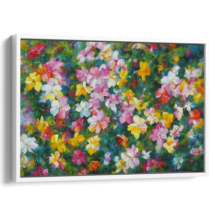 Impressionist Eden Canvas: A Lush Impressionist Garden Canvas Art