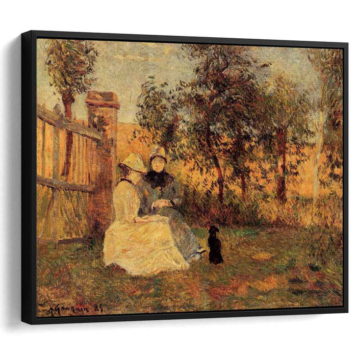 Conversation (1885) by Paul Gauguin