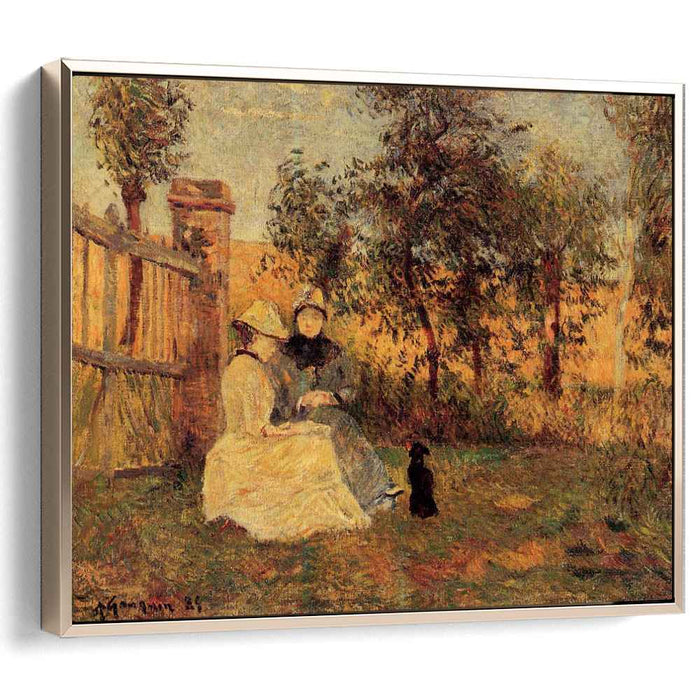 Conversation (1885) by Paul Gauguin