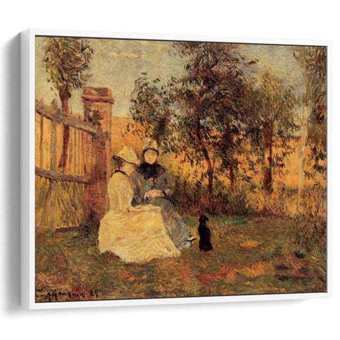 Conversation (1885) by Paul Gauguin