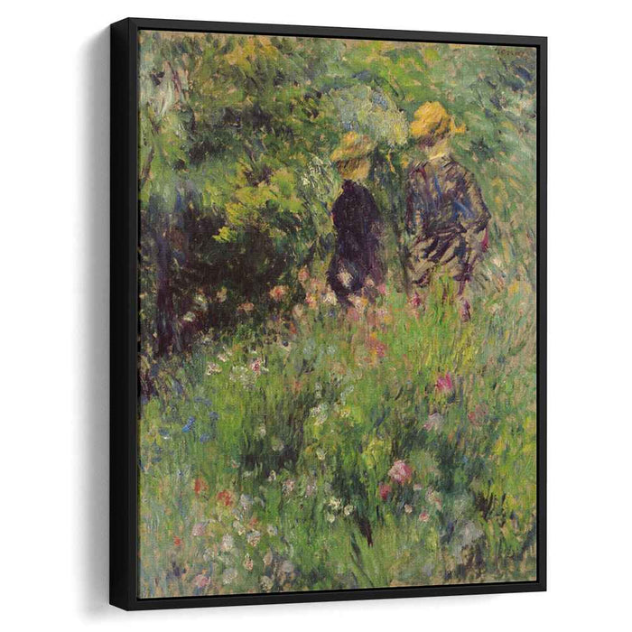 Conversation in a Rose Garden (1876) by Pierre-Auguste Renoir