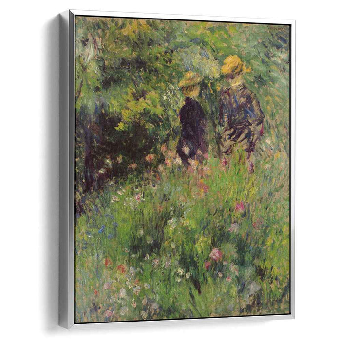 Conversation in a Rose Garden (1876) by Pierre-Auguste Renoir