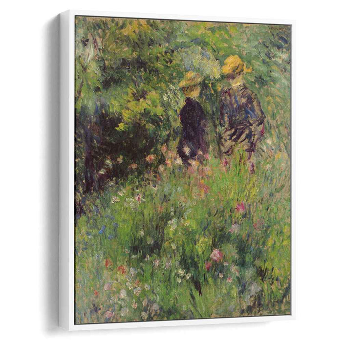 Conversation in a Rose Garden (1876) by Pierre-Auguste Renoir