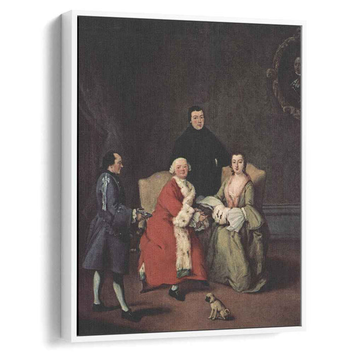Conversation in the family by Pietro Longhi
