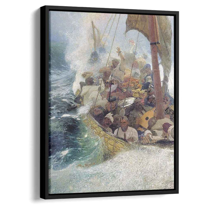 Cossacks on the Black Sea (1908) by Ilya Repin