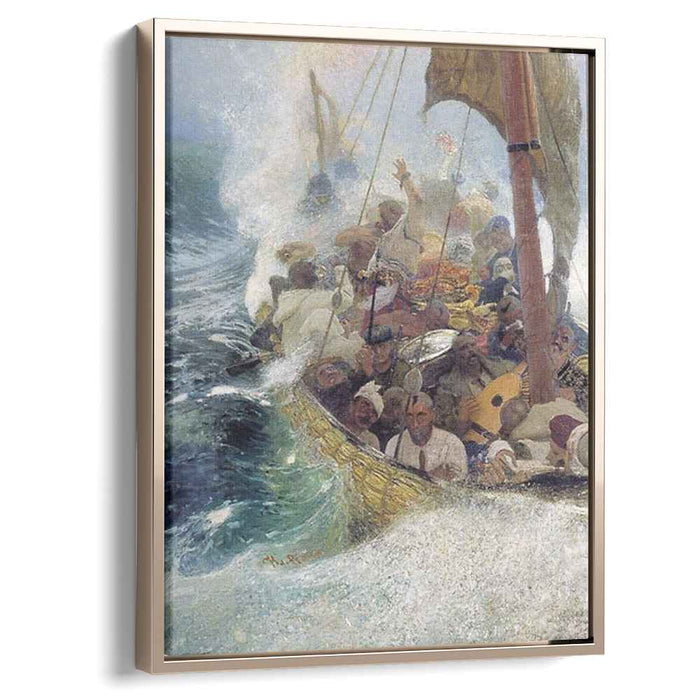 Cossacks on the Black Sea (1908) by Ilya Repin