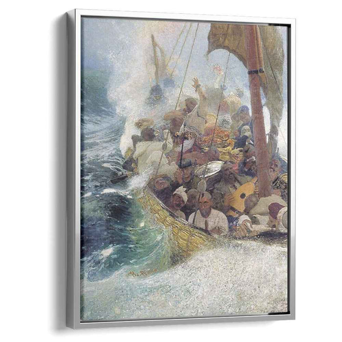 Cossacks on the Black Sea (1908) by Ilya Repin