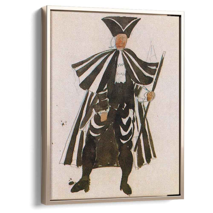 Costume design for ballet "Tricorne" (1917) by Pablo Picasso