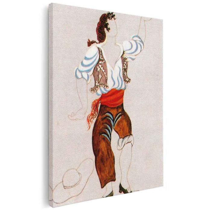 Costume design for ballet "Tricorne" (1917) by Pablo Picasso