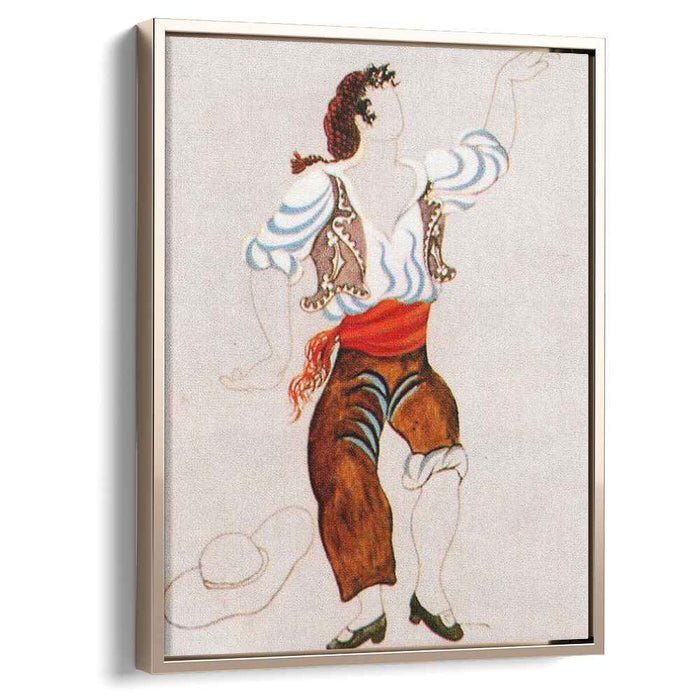 Costume design for ballet "Tricorne" (1917) by Pablo Picasso