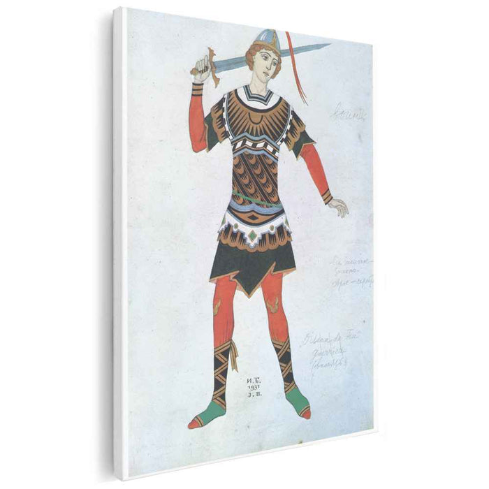 Costume design for the ballet "Firebird" by Igor Stravinsky (1931) by Ivan Bilibin