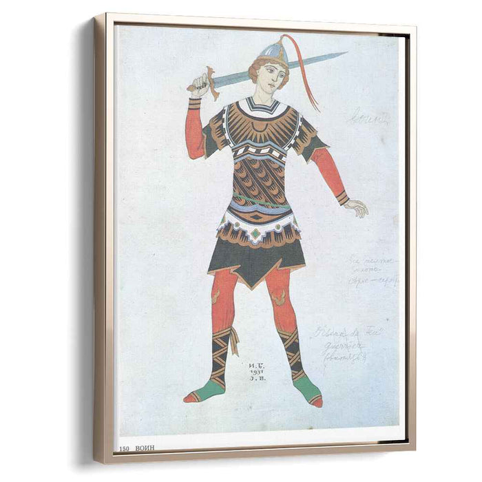 Costume design for the ballet "Firebird" by Igor Stravinsky (1931) by Ivan Bilibin