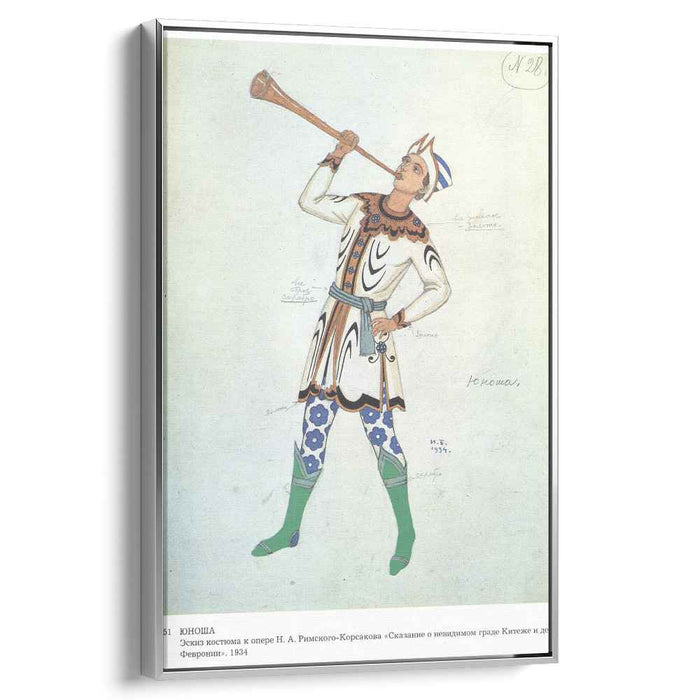 Costume design for the Opera "Legend of the Invisible City of Kitezh and Maiden Fevronia" by Nikolai Rimsky-Korsakov (1934) by Ivan Bilibin