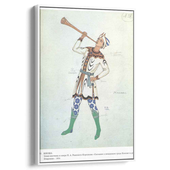 Costume design for the Opera "Legend of the Invisible City of Kitezh and Maiden Fevronia" by Nikolai Rimsky-Korsakov (1934) by Ivan Bilibin