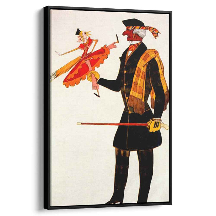 Costume for the Englishman, from La Boutique Fantastique by Leon Bakst