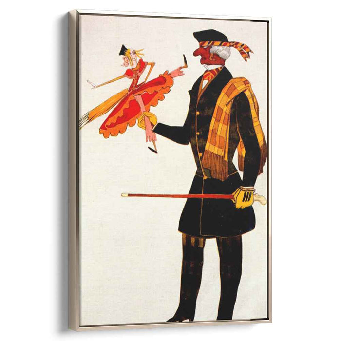 Costume for the Englishman, from La Boutique Fantastique by Leon Bakst