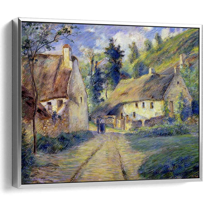 Cottages at Auvers, near Pontoise by Camille Pissarro
