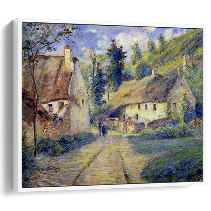 Cottages at Auvers, near Pontoise by Camille Pissarro