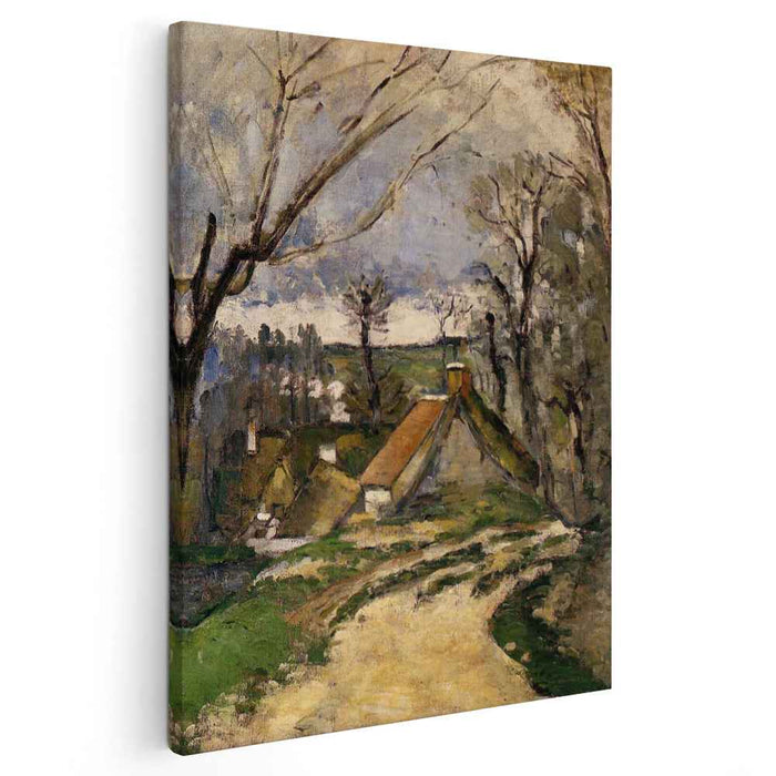 Cottages of Auvers (1873) by Paul Cezanne