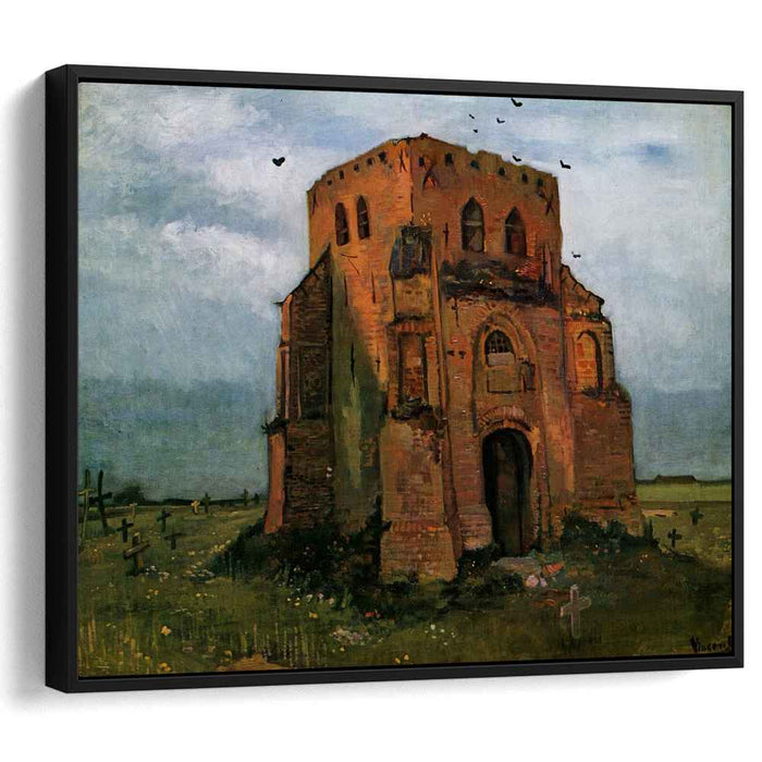 Country Churchyard and Old Church Tower (1885) by Vincent van Gogh
