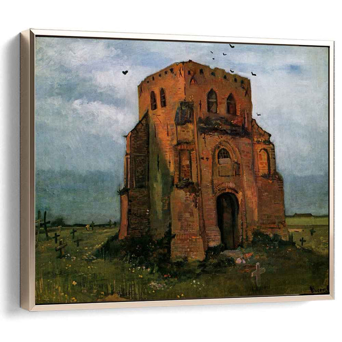 Country Churchyard and Old Church Tower (1885) by Vincent van Gogh